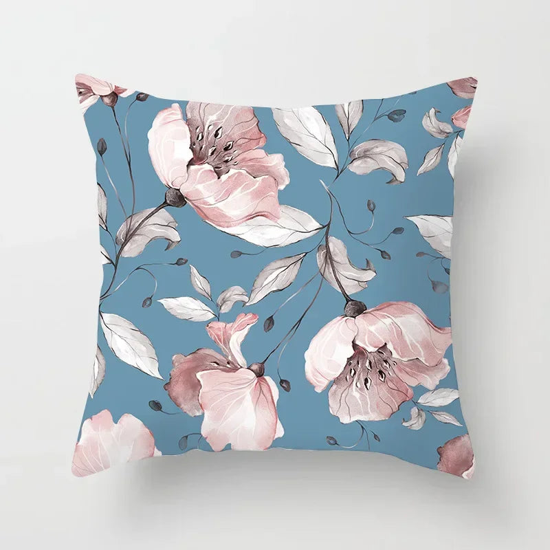 Axyaa Rose Flowers Cushion Cover 45*45cm Home Decor Sofa Car Pillow Cover