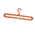 Axyaa 9-Hole Rotating Clothes Hanger Closet Organizer for Multi-port Clothing Storage