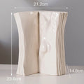 Axyaa Abstract Man Face Vase Book Stand & Desktop Storage Rack