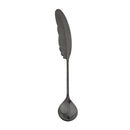 Axyaa Feather Spoons: Stainless Steel TeaSpoons for Coffee, Ice Cream & Desserts