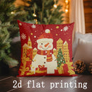 Axyaa Christmas Pillow Covers for Sofa, Bedroom, Car - Rectangular Cushion Cover