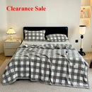 Axyaa Cozy Flannel Blanket: Soft, Warm, and Stylish Solid Color Milk Blanket