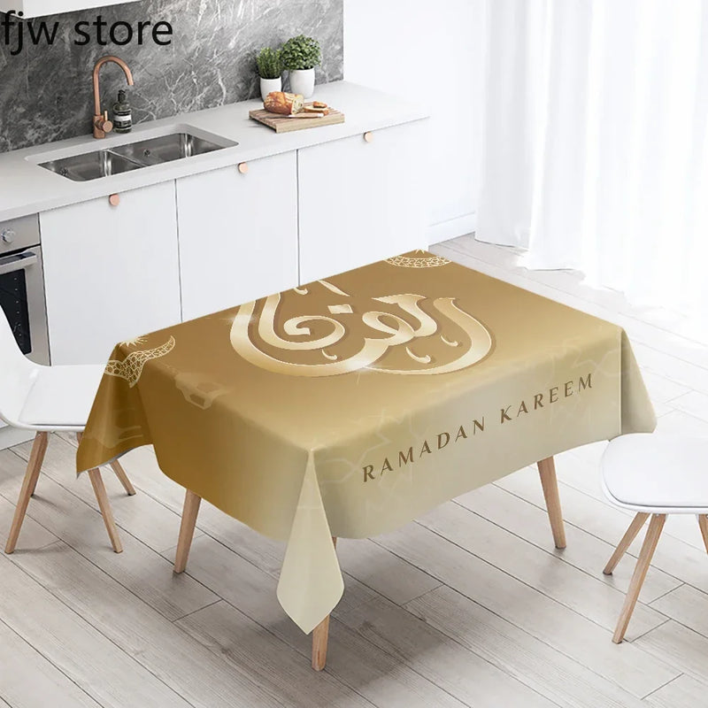 Axyaa Ramadan Kareem Mosque Theme Tablecloth