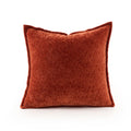 Axyaa Chenille Cushion Cover 45x45cm - Solid Color Thick Cojines for Bedroom & Living Room