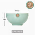 Axyaa Zodiac 4.5-inch Celadon Rice Bowl - Creative Twelve Chinese Zodiac Ceramic Tableware