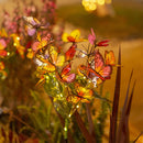 Axyaa Solar Flower Lights: Decorative Outdoor Garden Decor, Waterproof Pathway Lighting