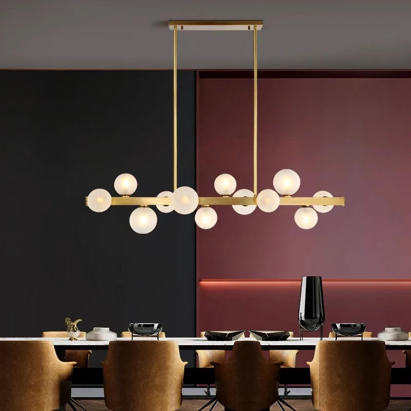 Axyaa Modern Dining Room Pendant Light LED Chandelier Ceiling Lamp