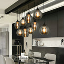 Axyaa Stainless Steel LED Chandelier Nordic Pendant Light for Dining Room & Living Room