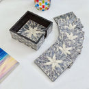 Axya Shell Coaster & Placemat Set - Home Kitchen Luxury Essentials
