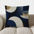 Geometric Pattern Throw Pillow by Axyaa for Modern Decor - Sofa, Bedroom, Car