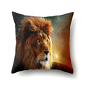 Lion Pattern Polyester Cushion Cover by Axyaa - Home decoration Pillow Cover