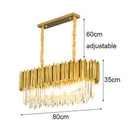 Axyaa Crystal Ceiling Chandelier: Luxury LED Lighting for Modern Living Spaces
