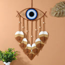 Axyaa Evil Eye Dreamcatcher Boho Wall Decor Handmade Feather Dreamcatcher Art