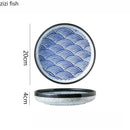 Axyaa Ceramic Tableware Collection: Kiln Changes Salad Dessert Plates Pasta Soup Molecular Dish
