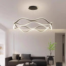 Axyaa Modern Minimalist LED Chandelier for Luxe Living Room & Bedroom