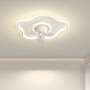 Axyaa White LED Ceiling Fan Light | 360° Rotation for Bedroom, Bathroom, Kitchen | Indoor Lighting Fixtures