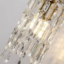 Axyaa Gold Luxury LED Crystal Wall Lamp for Home and Hotel Bedroom Decoration