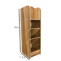 Axyaa Wooden Desk Organizer: Large Capacity Pen Holder for School, Office & Home