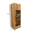 Axyaa Wooden Desk Organizer: Large Capacity Pen Holder for School, Office & Home