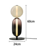 Axyaa Glass Floor Lamp Living Room Bedroom Lollipop Headboard INS Desk Lamp Sofa Ambient Light