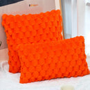 Axyaa Red Solid Cushion Cover Soft Pillowcase for Home Decor Sofa Bedroom