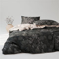 Luxury Egyptian Cotton Floral Duvet Cover Set by Axyaa - Queen King Double Ru Europe Size