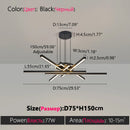 Axyaa LED Ceiling Lamp Energy Saving Light Creative Strip Lights