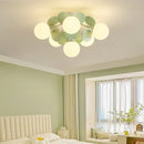 Axyaa Matcha Green Molecule LED Chandelier for Home Decor & Lighting