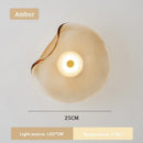 Axyaa Glass UFO Wall Lamp for Elegant Bedroom and Corridor Decor
