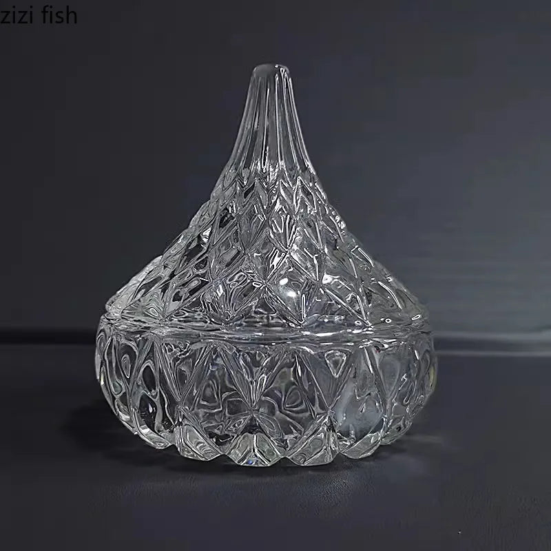 Axya Glass Bowl with Lid: Creative Molecular Cuisine Display & Dessert Specialty Tableware