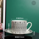 Axyaa Gold-plated Face Animal Ceramic Coffee Cup | Fine Bone Teacup | Home Decor & Gift