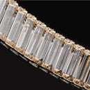 Axyaa Crystal Chandelier: Luxury Living Room Dining Pendant Light
