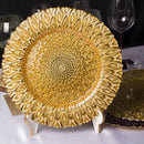 Axyaa Round Glass Fruit Plate for Elegant Living Room Dining