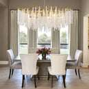 Axyaa Crystal Chandelier: Elegant French Branch Lamp for Modern Luxury Living