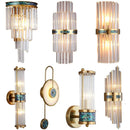 Modern Glass Rod Wall Lamp with LED Lighting for Home Decor by Axyaa