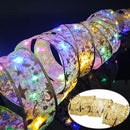 Axyaa Golden Ribbon Fairy String Lights for Christmas Home Party Decor