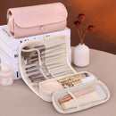 Axyaa Roll Up Brush Bag: Portable Makeup Brush Holder & Organizer