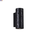 Axyaa Black Travertine Stone LED Wall Lamp Vintage Industrial Stair Light