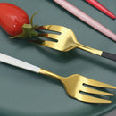 Axyaa 30-Piece Stainless Steel Cutlery Set: Knife, Fork, Spoon, Silverware Flatware Kit