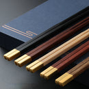 Axyaa Premium Wood Chopsticks Set - High-end, Anti-mold Solid Wood Chopsticks