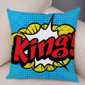 Axyaa Letters Print POP ART Pillowcase - Home Decor Cushion Cover
