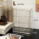Axyaa Dolls Badge Acrylic Display Stand for Action Figures - Dustproof Organizer Cabinet