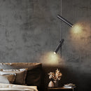 Axyaa Nordic Black Adjustable LED Pendant Chandelier for Bedroom, Kitchen, Living Room
