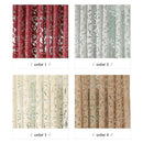 Axyaa Luxury Floral Jacquard Tulle Eyelet Curtains - European Style for Living Room