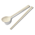 Axyaa Silicone Cutlery Set with Chopsticks and Spoons