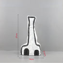 Axyaa Abstract Geometric Eye Pattern Resin Vase - Room Decoration Accessories