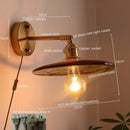 Axyaa Modern Copper Wall Light for Home Decor, Restaurant & Living Room