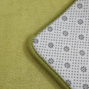 Axyaa Coral Velvet Living Room Rug Blue Soft Nursery Modern Play Mat