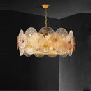 Axyaa Glass Collection Chandelier Hanging Lamp Dimmable Suspension Luminaire