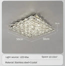 Axyaa Crystal Ceiling Lamp: High-end Modern Square Living Room Bedroom Light